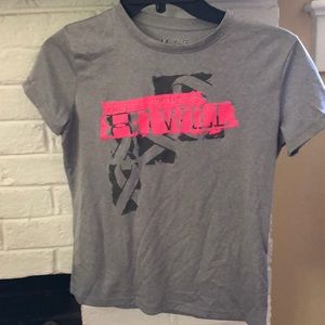 Under Armour Girls Heat Gear T-Shirt